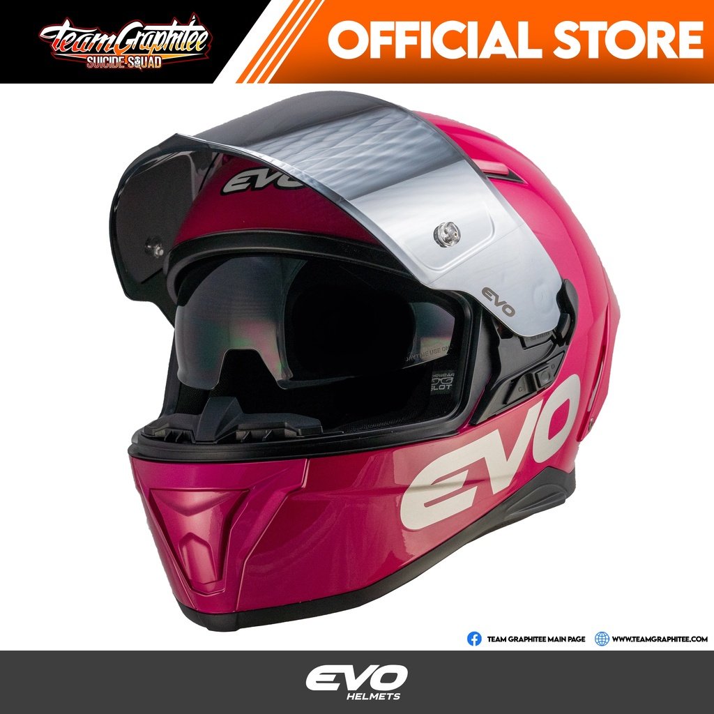 EVO HELMET XT300 MONO COLORS (DUAL VISOR) LENS MAY VARY w/ free clear